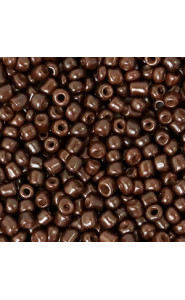 Seed beads 8/0 (3mm) Chocolate brown